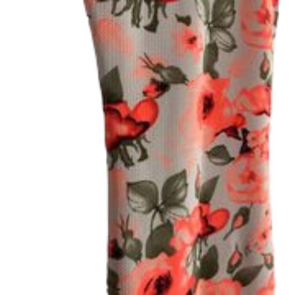 🌺UK2LA Orange Fluo Flowers Small extendable Dress 🌺 - Picture 5 of 8